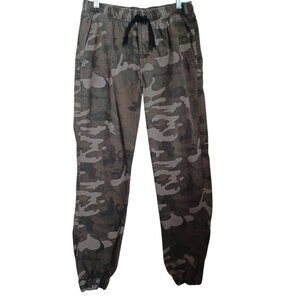 Hollywood the Jean People Camo Joggers Pull On Pants Olive Mens Small